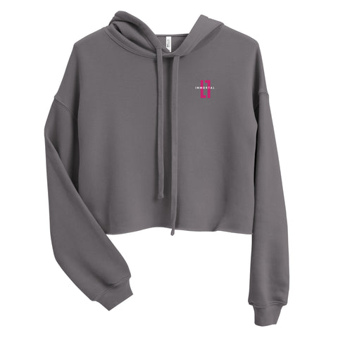 Immortal Breast Cancer Awareness - Crop Hoodie