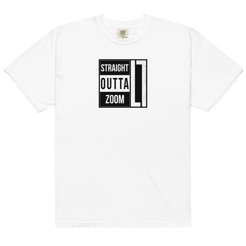 Straight Outta Zoom - Men’s garment-dyed heavyweight t-shirt